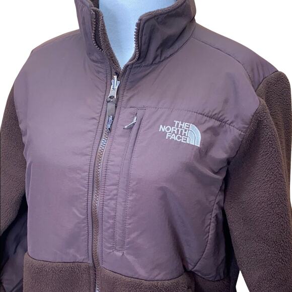 The North Face Polartec Brown Fleece Zip Up Medium - Picture 2 of 11